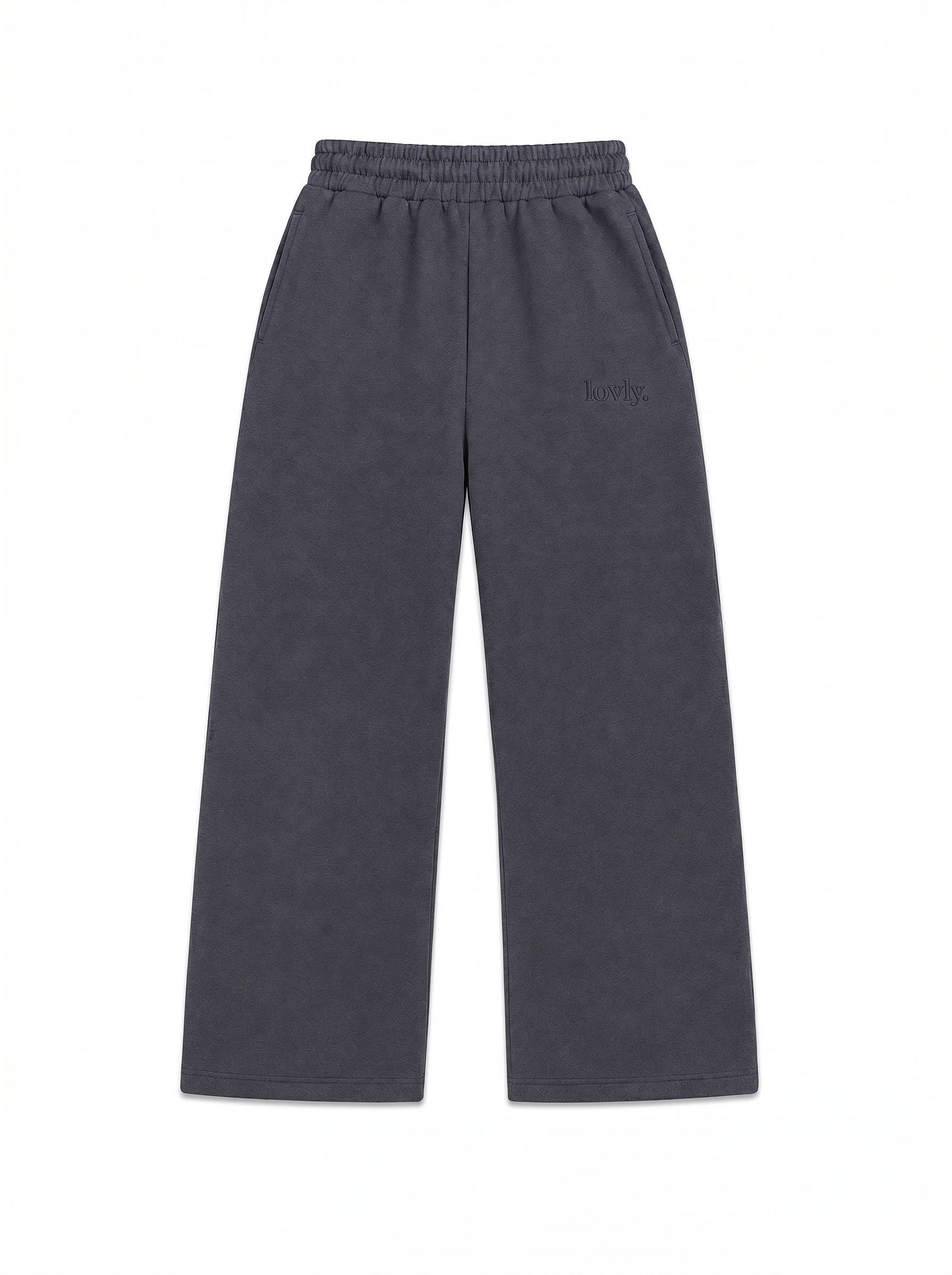 Heavyweight Straight Sweatpants  - Blue