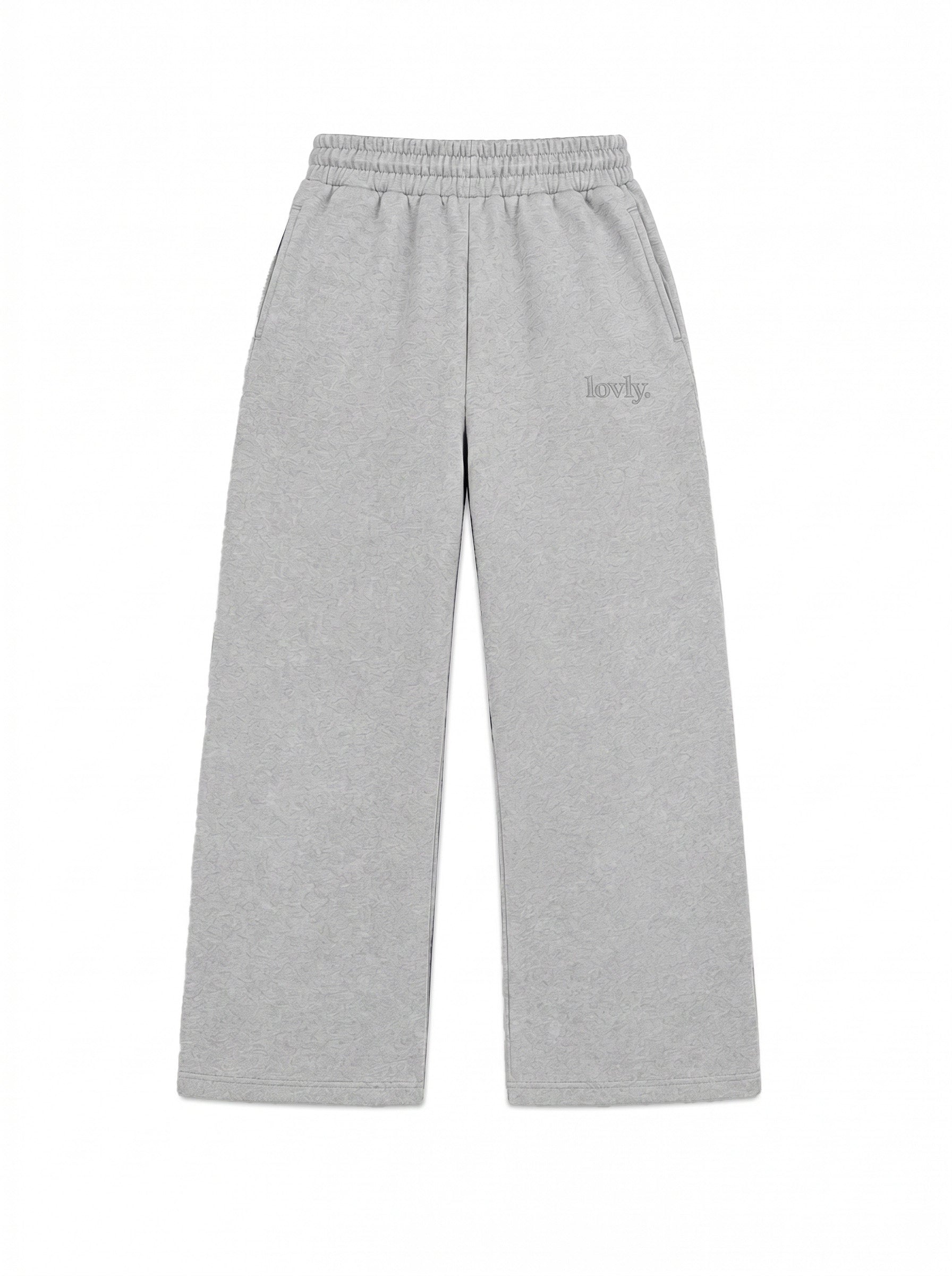 Heavyweight Straight Sweatpants - Grey